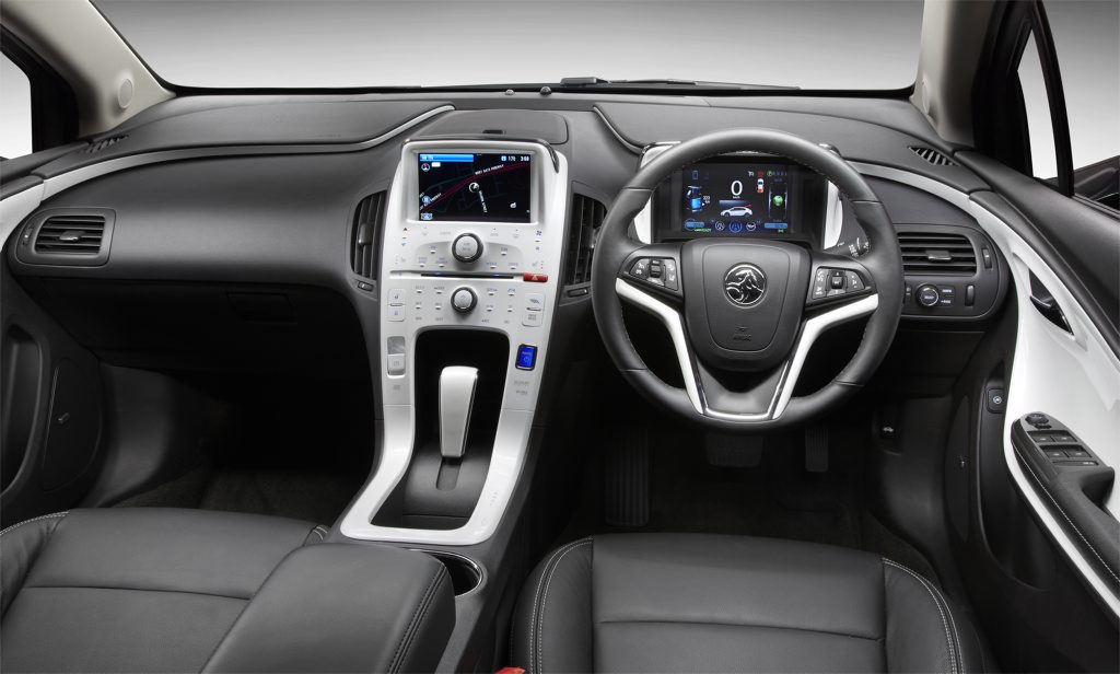 Inside the Holden Volt. Inside the Holden Volt.